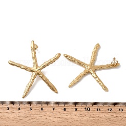 Серьги-гвоздики из нержавеющей стали 304 в форме морской звезды&nbsp;EJEW-C169-03G
