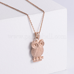 Милые ожерелья с подвесками в виде совы из нержавеющей стали PB2327