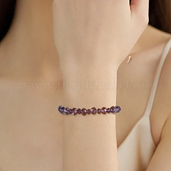 Стеклянные бусины с гальваническим покрытием  EGLA-PA0001-02A