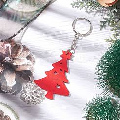 Рождественский брелок из дерева KEYC-JKC00878-03