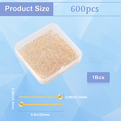 600 шт. фурнитура для ювелирных изделий&nbsp;KK-SP0001-71A-G