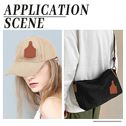 30 шт. бирки из искусственной кожи DIY-OC0014-23