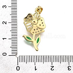 Стойки обшивки латунь микро проложить Циркон подвеску KK-K401-54G