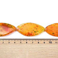 Окрашенные естественный агат бисер пряди G-U029-E01