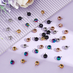 40 шт. 5-цветное ионное покрытие (IP) 304 нержавеющая сталь трубчатые держатели STAS-UN0049-13