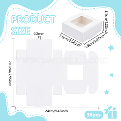 Бумажные упаковочные коробки&nbsp;CON-WH0085-131C