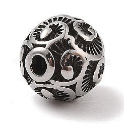 Ретро бусины из нержавеющей стали 304&nbsp;STAS-C109-18AS