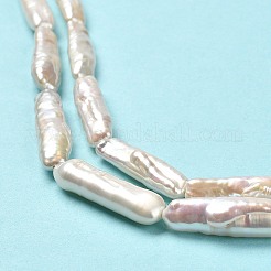 Природные Кеши жемчуг пряди PEAR-J007-23