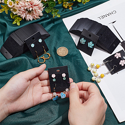 ПВХ с бархатной карточкой для демонстрации сережек AJEW-WH0475-89