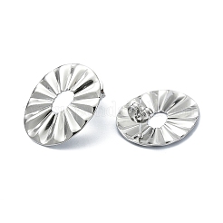 Серьги-гвоздики из нержавеющей стали 201 EJEW-K270-18P