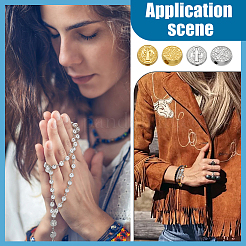 120 шт. 2 цвета бусины из сплава в тибетском стиле&nbsp;FIND-FG0004-67