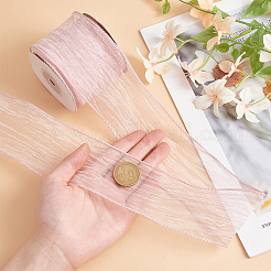 Органза морщинистая проволочная лента OCOR-WH0078-278B