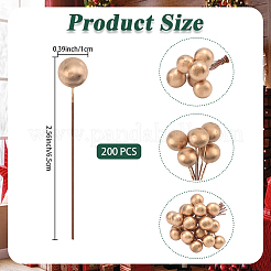 200шт. пластиковые имитации ягод&nbsp;AJEW-CP0009-92A