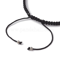 Браслеты из плетеных бусин круглой формы из синтетической бирюзы диаметром 6 мм.&nbsp;BJEW-JB10335-01