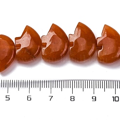 Натуральный красный авантюрин бисер нитей G-F783-G01-01