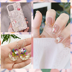 120шт 6 стиля прозрачных стеклянных кабошонов GGLA-SC0001-14