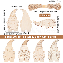 Поделки своими руками новогодняя елка подвесные украшения DIY-GF0005-63