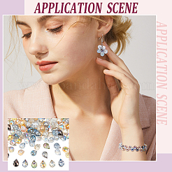 120шт 12 цвета гальванические стеклянные бусины&nbsp;EGLA-NB0001-29