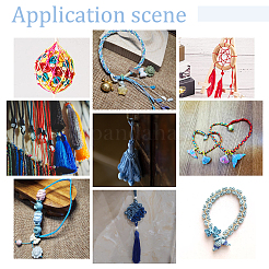 4 рулон плетеного шнура из полиэстера 4 цветов WCOR-AR0001-04B