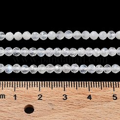 Бусины из натурального радужного лунного камня&nbsp;LS-G-J400-E12-01