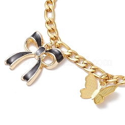 Браслеты-цепочки Figaro из нержавеющей стали 304&nbsp;BJEW-JB11604-04