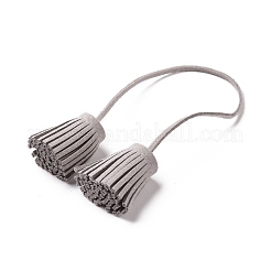 Двусторонний кулон с бархатной кисточкой&nbsp;DIY-TAC0004-99