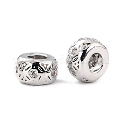 Латунные микропаве из прозрачного кубического циркония ZIRC-P091-03B-P-RS