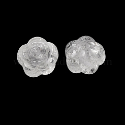 Резные бусины из натурального кварцевого кристалла G-L636-C08-01
