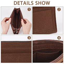 Органайзер для сумочки из шерстяного фетра FIND-WH0126-38B