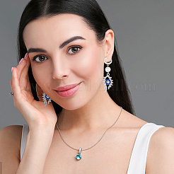 4 шт. 2 стильные серьги-кольца из стерлингового серебра 925 пробы STER-GO0001-07