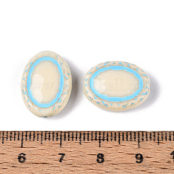 Окрашенные непрозрачные акриловые бусины OACR-T029-02I