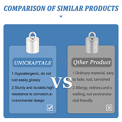 201 наконечники для шнура из нержавеющей стали&nbsp;STAS-UN0037-02