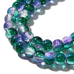 Стеклянные бусины кракле CCG-C002-6mm-03