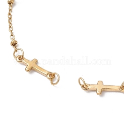 2 набор для изготовления браслета-цепочки из нержавеющей стали 304 двух цветов AJEW-JB01380