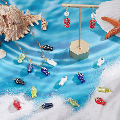 30 шт. фарфоровые подвески ручной работы&nbsp;PALLOY-GA00052