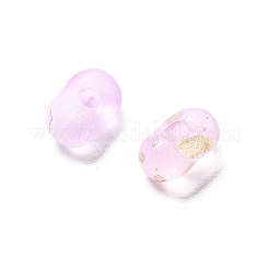 Прозрачные матовые акриловые бусины градиентного цвета OACR-M023-06E