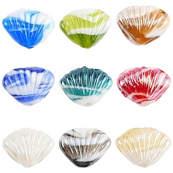 20шт ручной работы бусины лэмпворк&nbsp;LAMP-YW0001-61A