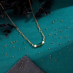 100 шт. круглые 925 серебряные бусины-разделители&nbsp;STER-DC0001-67