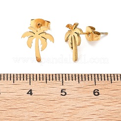 Серьги-гвоздики из нержавеющей стали 304&nbsp;EJEW-I317-02G