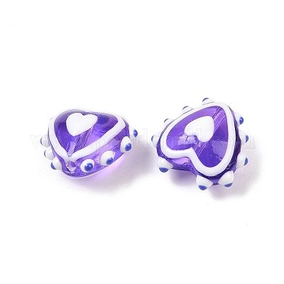 Бусины лэмпворк  LAMP-D003-02O-1