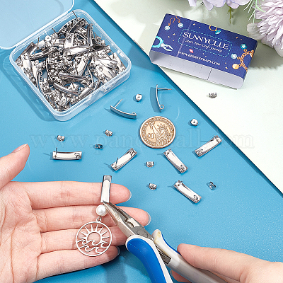 Серьга-гвоздик из нержавеющей стали 304 STAS-SC0008-70-1