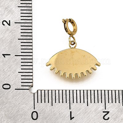 Подвеска из нержавеющей стали 304 со стразами STAS-H202-13G-01-1