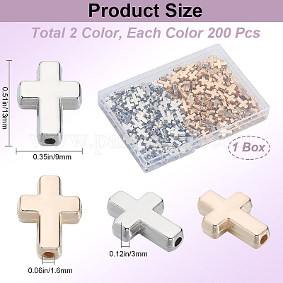 400шт 2 цвета пластиковые бусины ccb CCB-SP0001-03-1