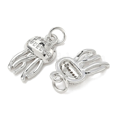 Латунные микро проложить кубического циркония подвески KK-I355-01P-01-1