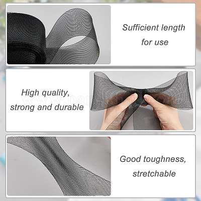 25 ярд полиэстеровых декоративных сетчатых лент OCOR-NB0001-71A-1