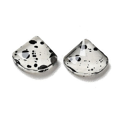 Кабошоны из смолы с точечным узором MRMJ-G015-07-1