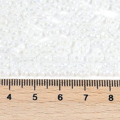 Непрозрачные цвета блестящие стеклянные бусины&nbsp;X1-SEED-K010-04D-1