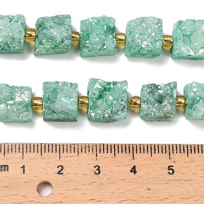 Гальванические натуральный druzy шарики агата стренг G-G289-01F-1