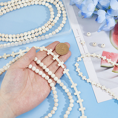 6 нить 3 нити окрашенных синтетических бирюзовых бусин 8~16x8~12 стилей G-FH0002-46B-1