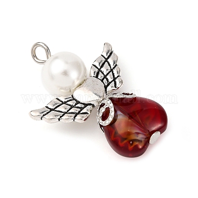 7 шт. подвески из стекла миллефиори 7 цветов PALLOY-JF04210-1